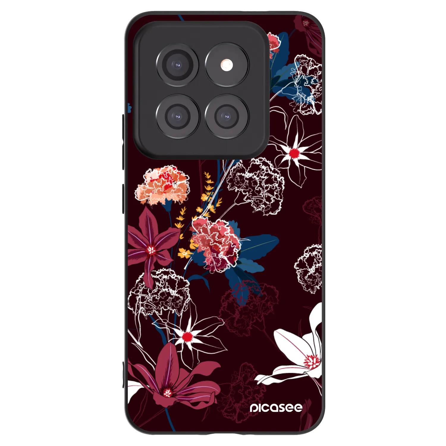 Picasee fekete szilikon tok az alábbi mobiltelefonokra Xiaomi 14 Pro - Dark Meadow