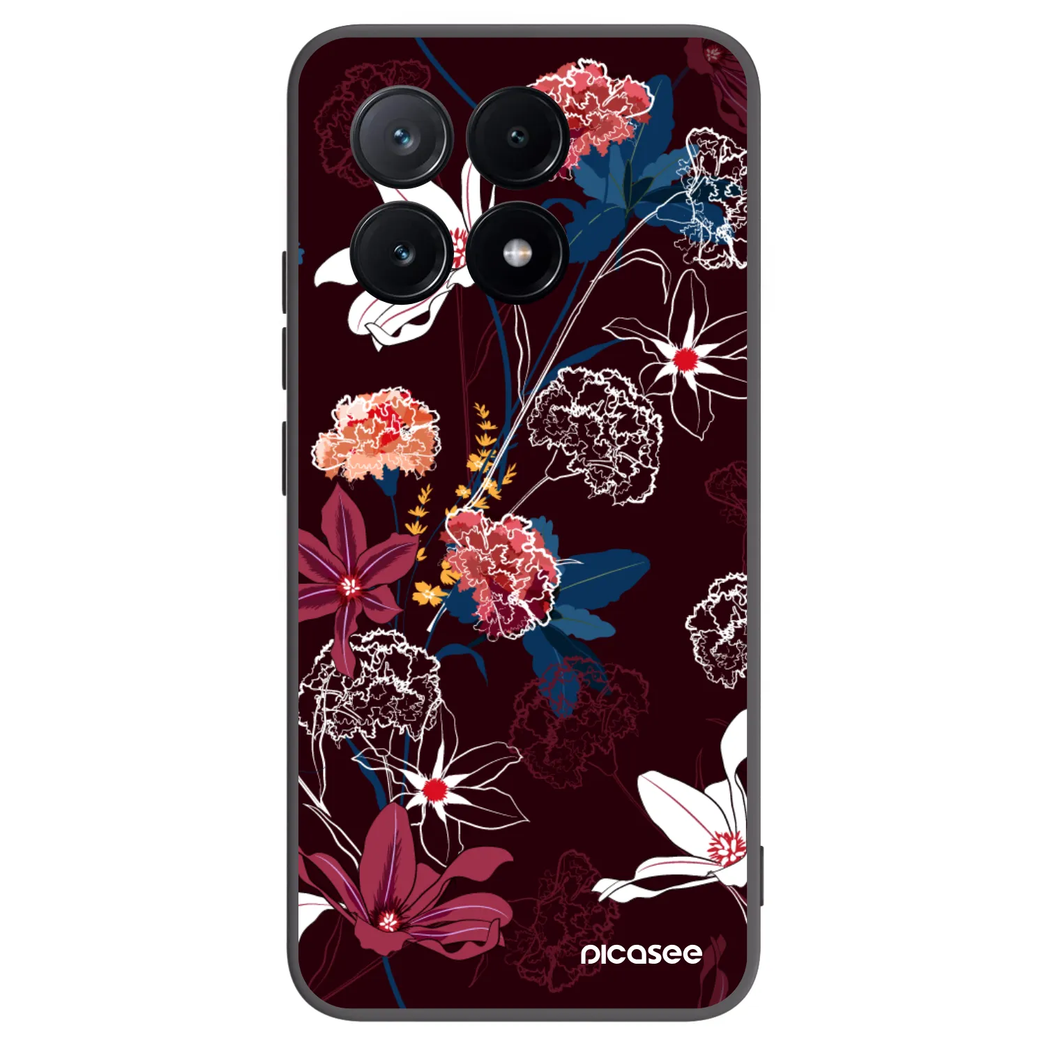 Picasee fekete szilikon tok az alábbi mobiltelefonokra Xiaomi Poco X6 Pro - Dark Meadow