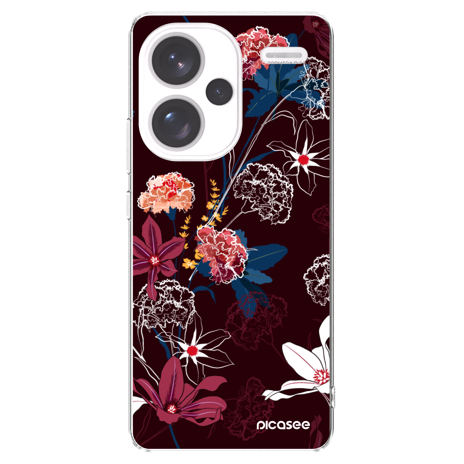 Picasee átlátszó szilikon tok az alábbi mobiltelefonokra Xiaomi Redmi Note 13 Pro+ 5G - Dark Meadow