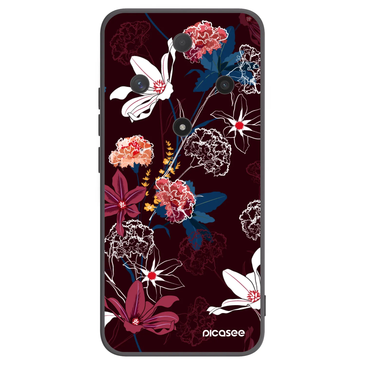 Picasee fekete szilikon tok az alábbi mobiltelefonokra Honor Magic6 Lite 5G - Dark Meadow