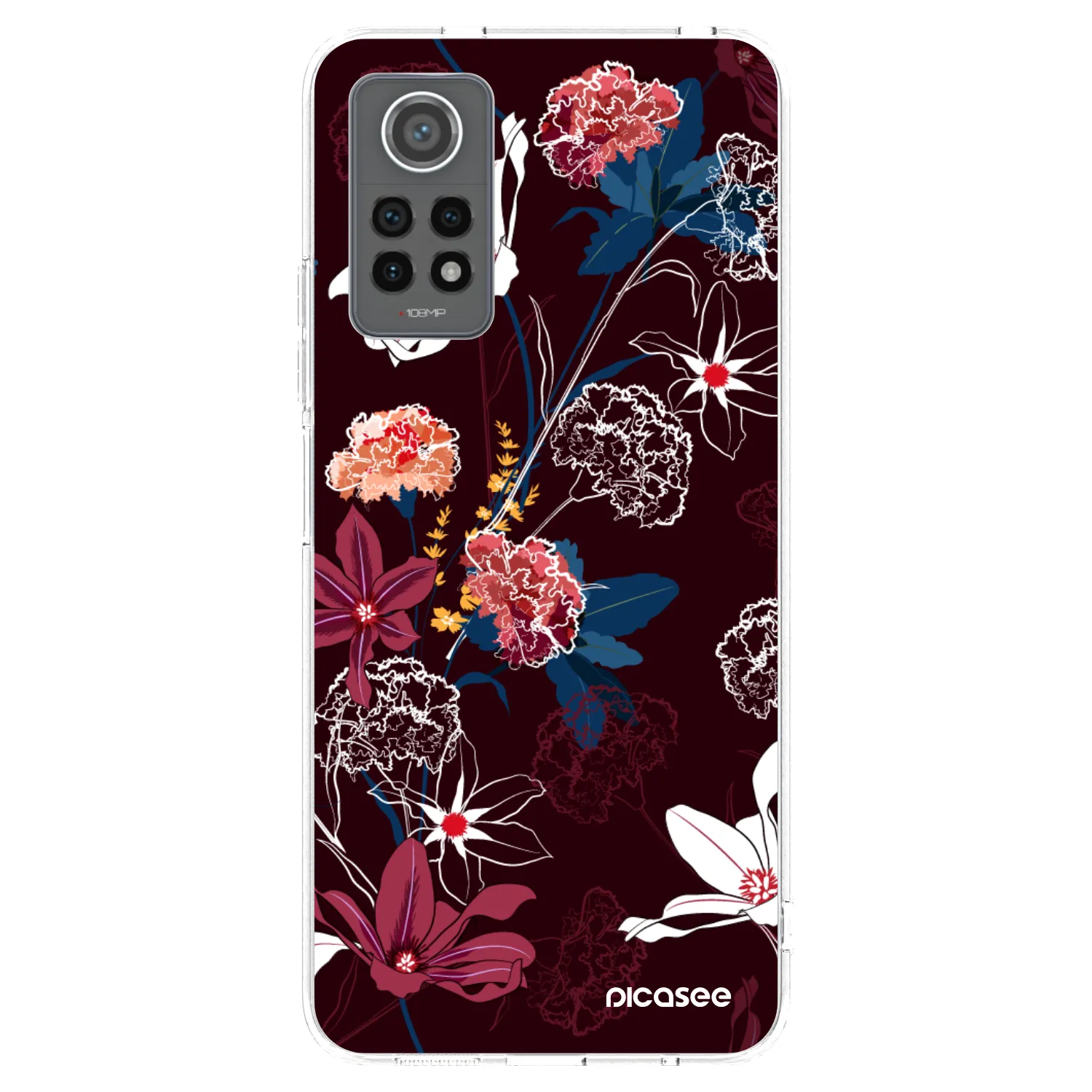 Picasee átlátszó szilikon tok az alábbi mobiltelefonokra Xiaomi Redmi Note 12 Pro 4G - Dark Meadow
