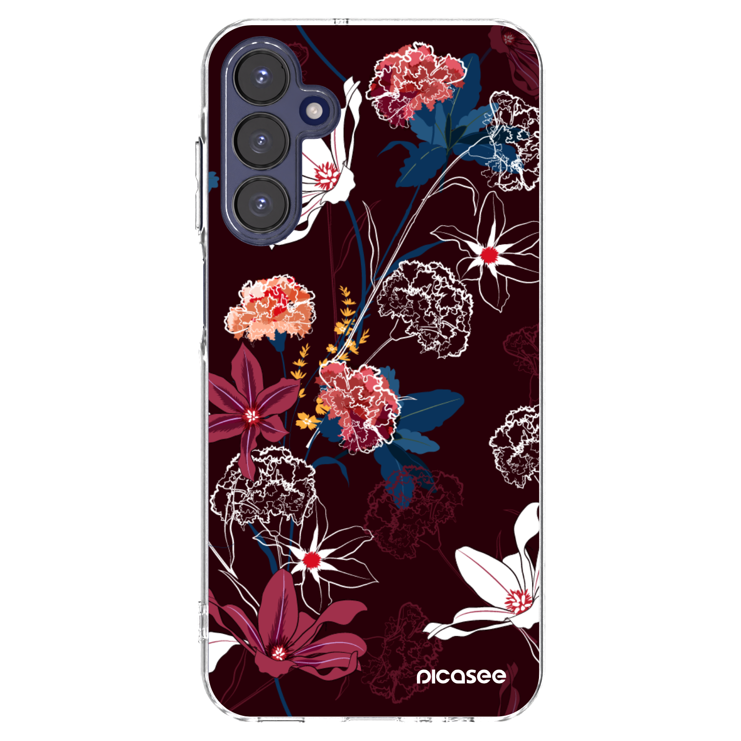 Picasee átlátszó szilikon tok az alábbi mobiltelefonokra Samsung Galaxy A15 A155F 4G - Dark Meadow