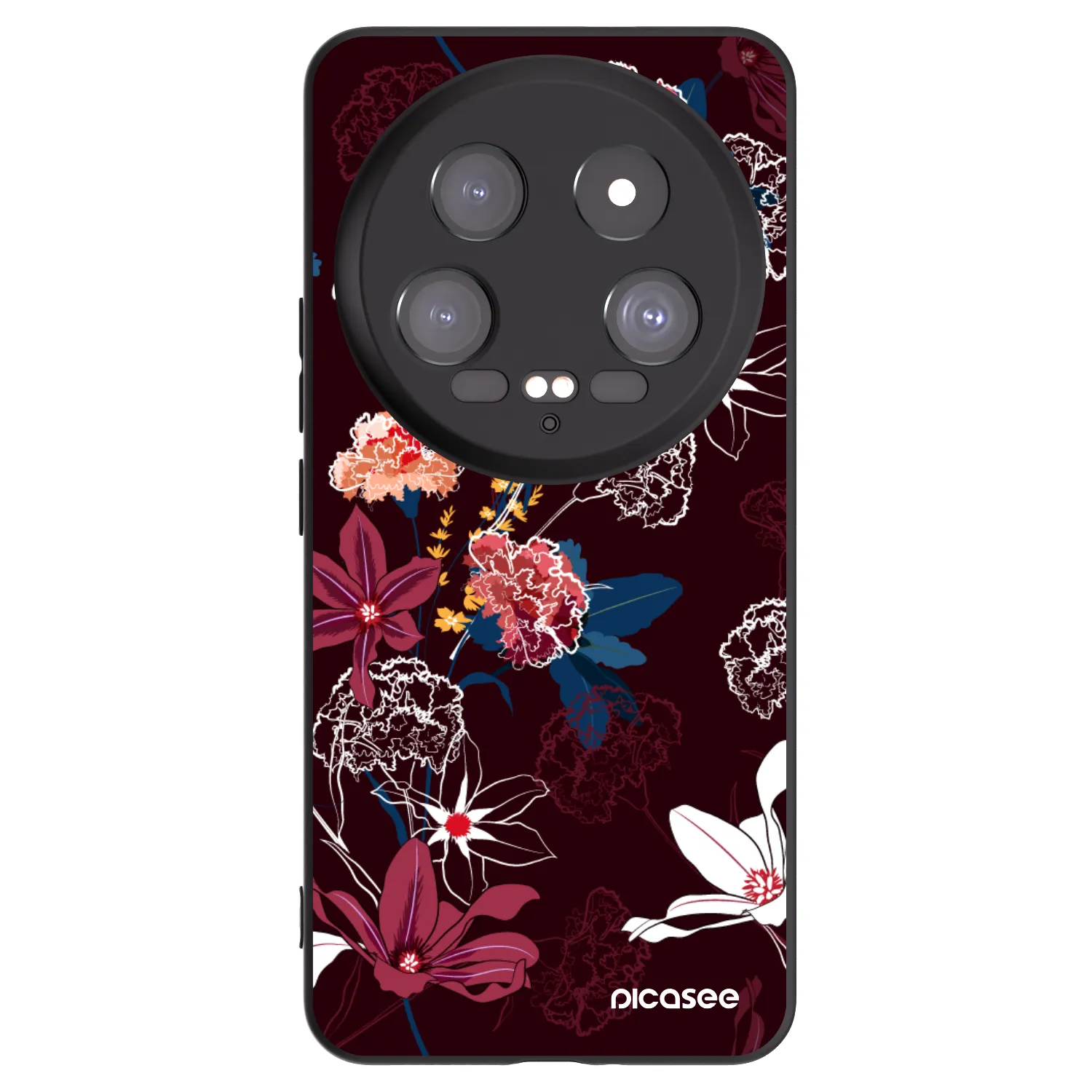 Picasee fekete szilikon tok az alábbi mobiltelefonokra Xiaomi 14 Ultra - Dark Meadow