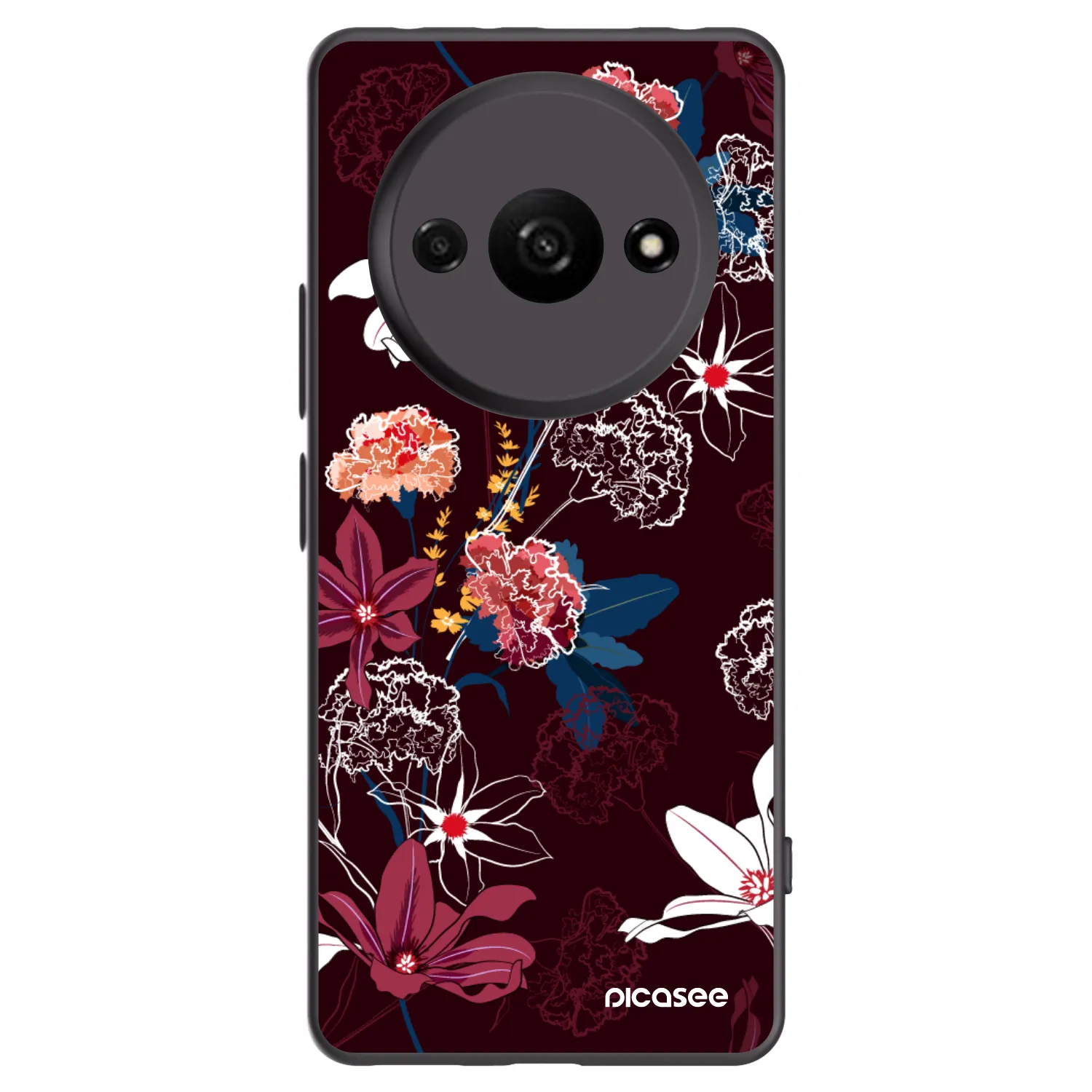 Picasee fekete szilikon tok az alábbi mobiltelefonokra Xiaomi Redmi A3 - Dark Meadow