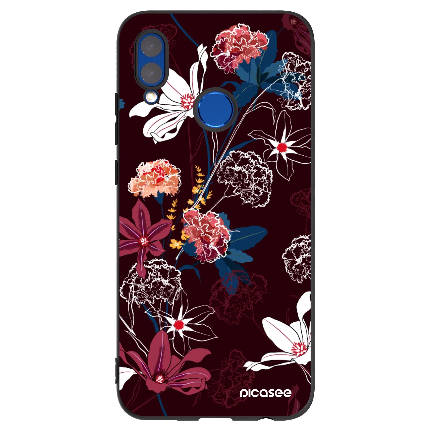 Picasee fekete szilikon tok az alábbi mobiltelefonokra Honor 10 Lite - Dark Meadow