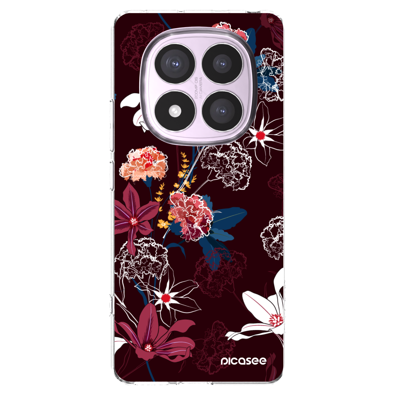 Picasee átlátszó szilikon tok az alábbi mobiltelefonokra Xiaomi Redmi Note 14 Pro 5G - Dark Meadow