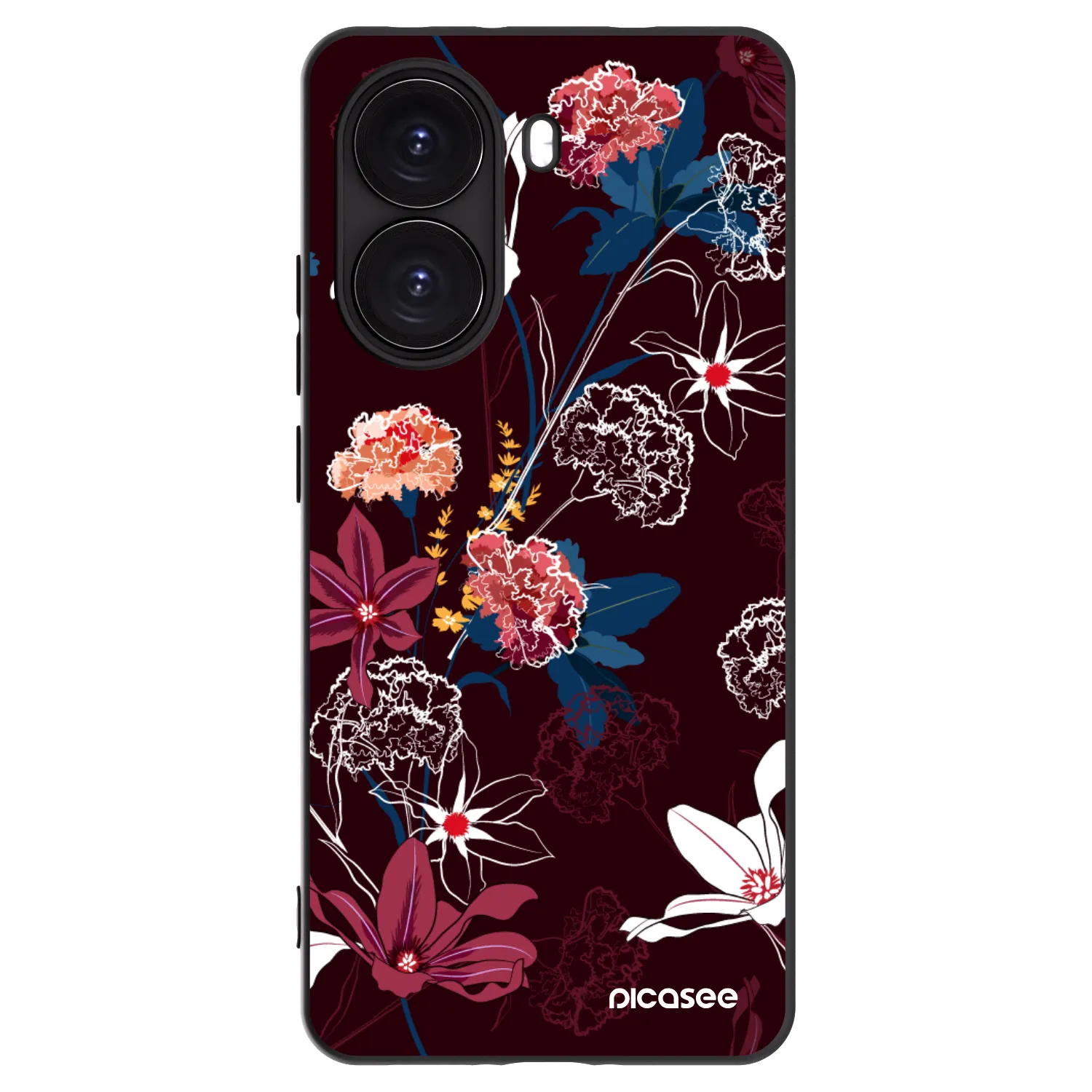 Picasee fekete szilikon tok az alábbi mobiltelefonokra Xiaomi Poco X7 Pro 5G - Dark Meadow