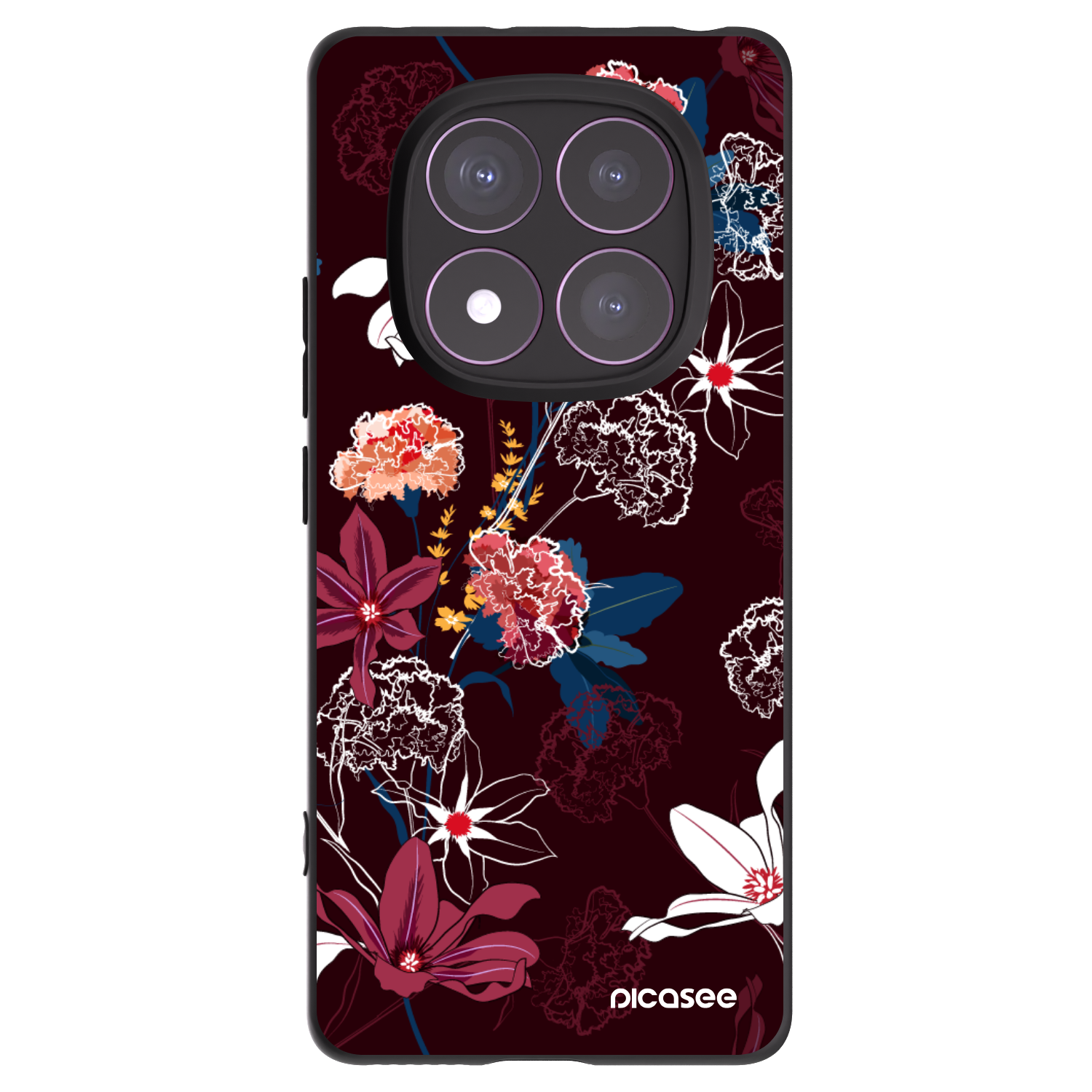 Picasee fekete szilikon tok az alábbi mobiltelefonokra Xiaomi Redmi Note 14 Pro 4G - Dark Meadow