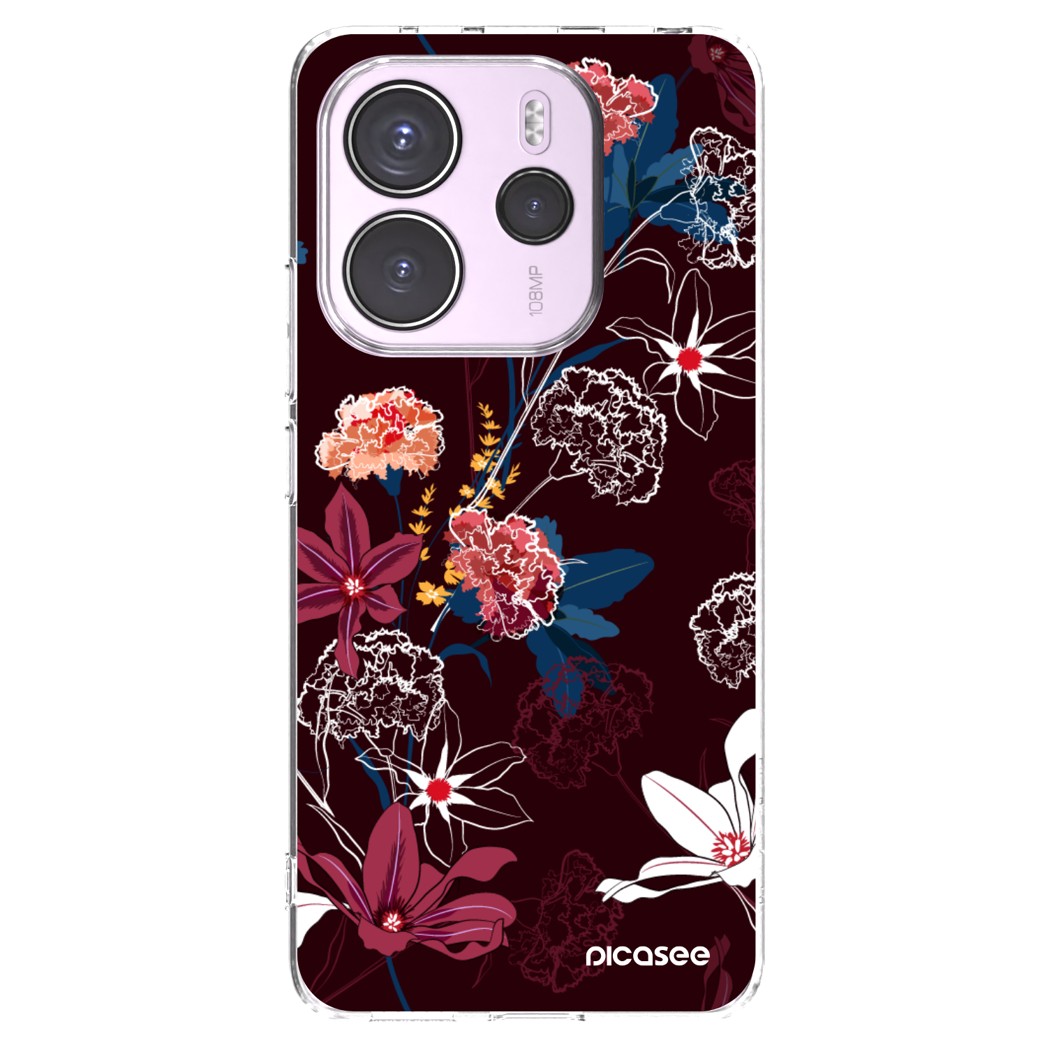 Picasee átlátszó szilikon tok az alábbi mobiltelefonokra Xiaomi Redmi Note 14 4G - Dark Meadow