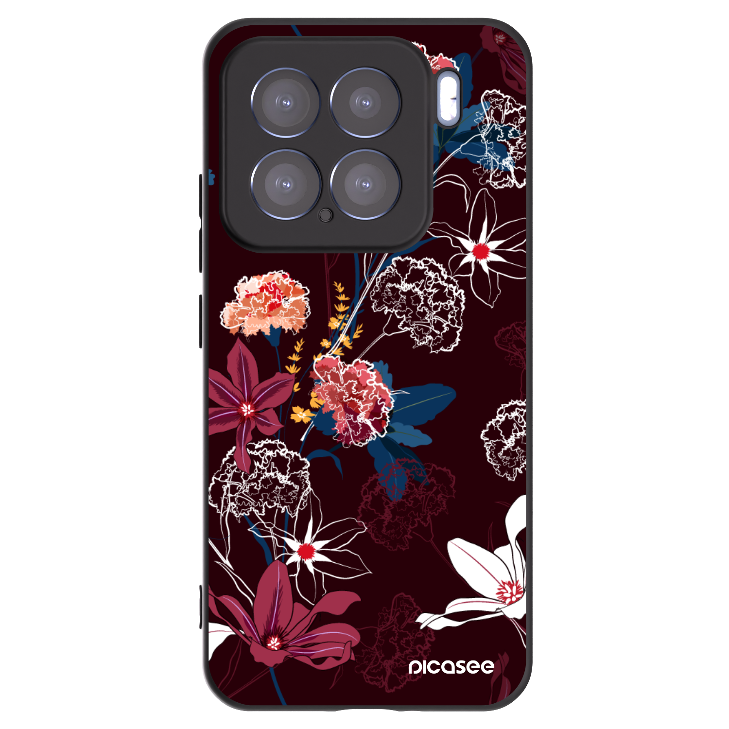 Picasee fekete szilikon tok az alábbi mobiltelefonokra Xiaomi 15 - Dark Meadow