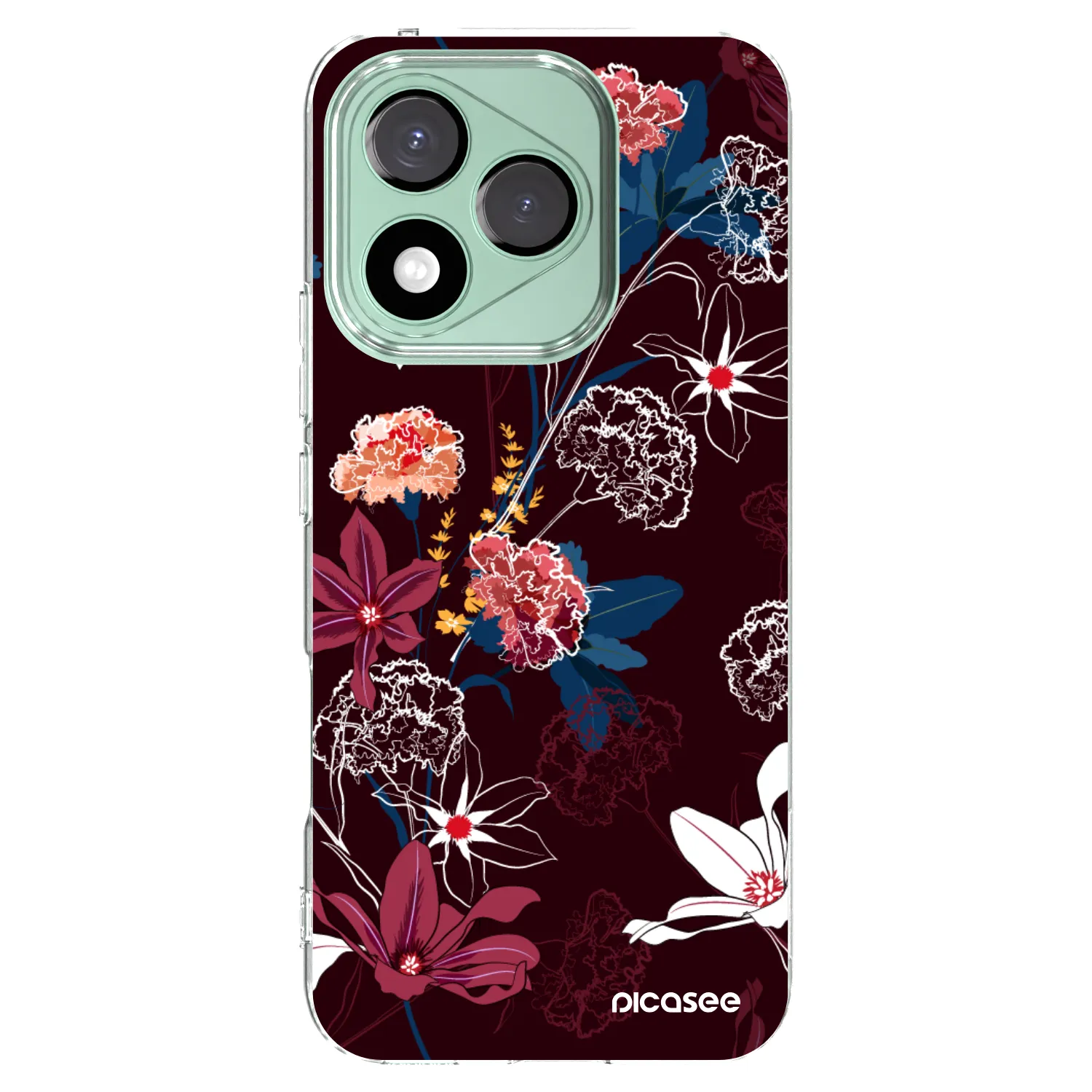 Picasee átlátszó szilikon tok az alábbi mobiltelefonokra Honor 400 Lite 5G - Dark Meadow