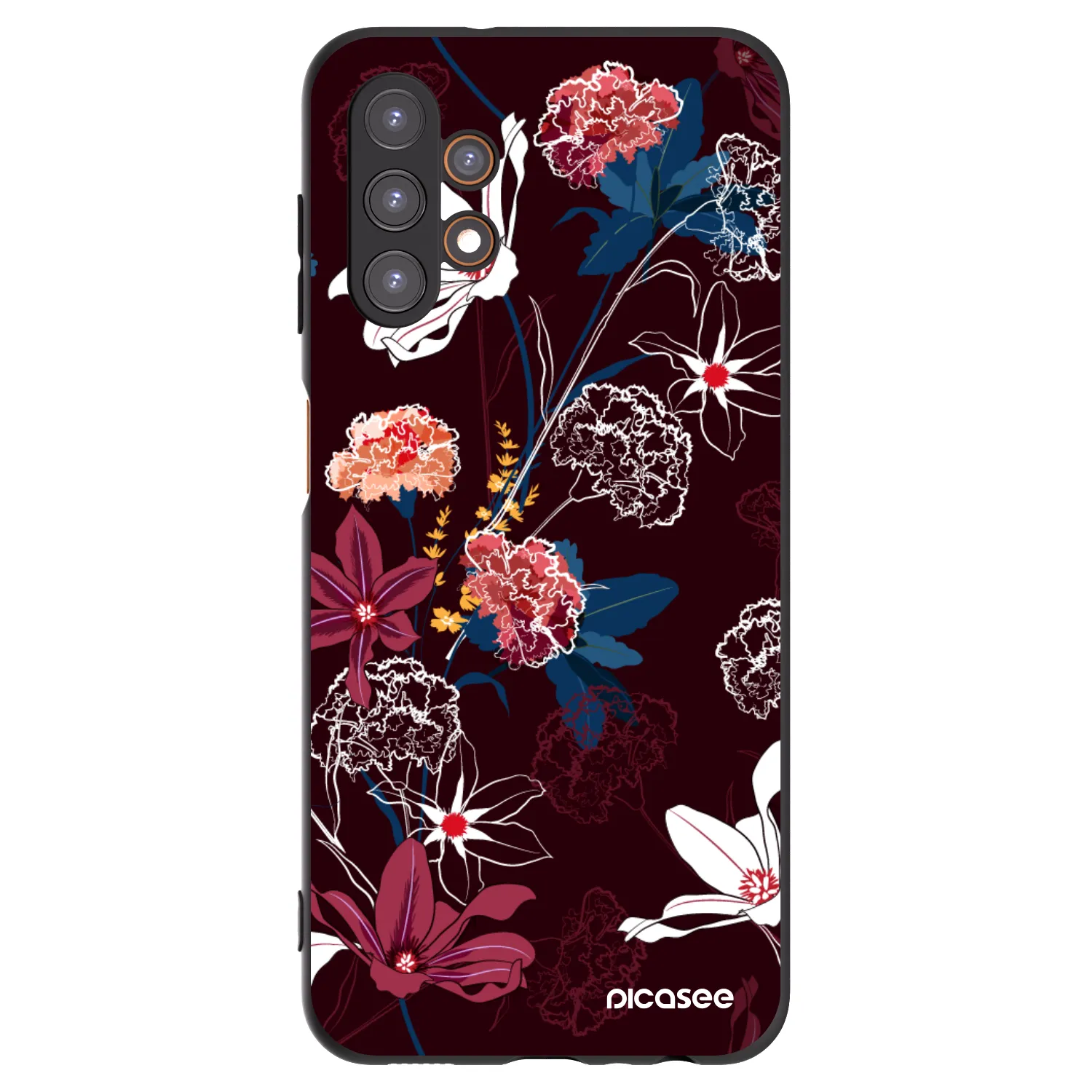 Picasee fekete szilikon tok az alábbi mobiltelefonokra Samsung Galaxy A13 5G - Dark Meadow