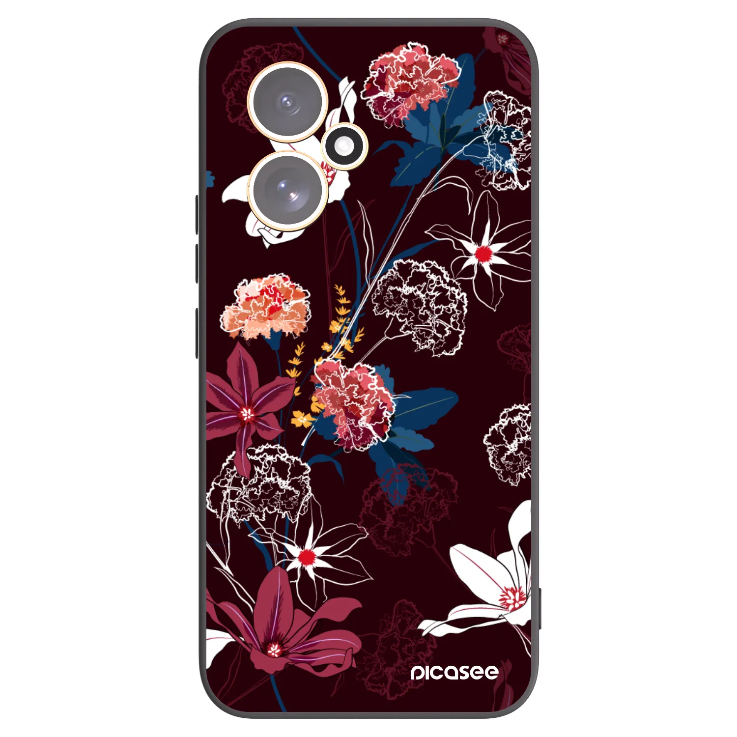 Picasee fekete szilikon tok az alábbi mobiltelefonokra Honor 400 5G - Dark Meadow