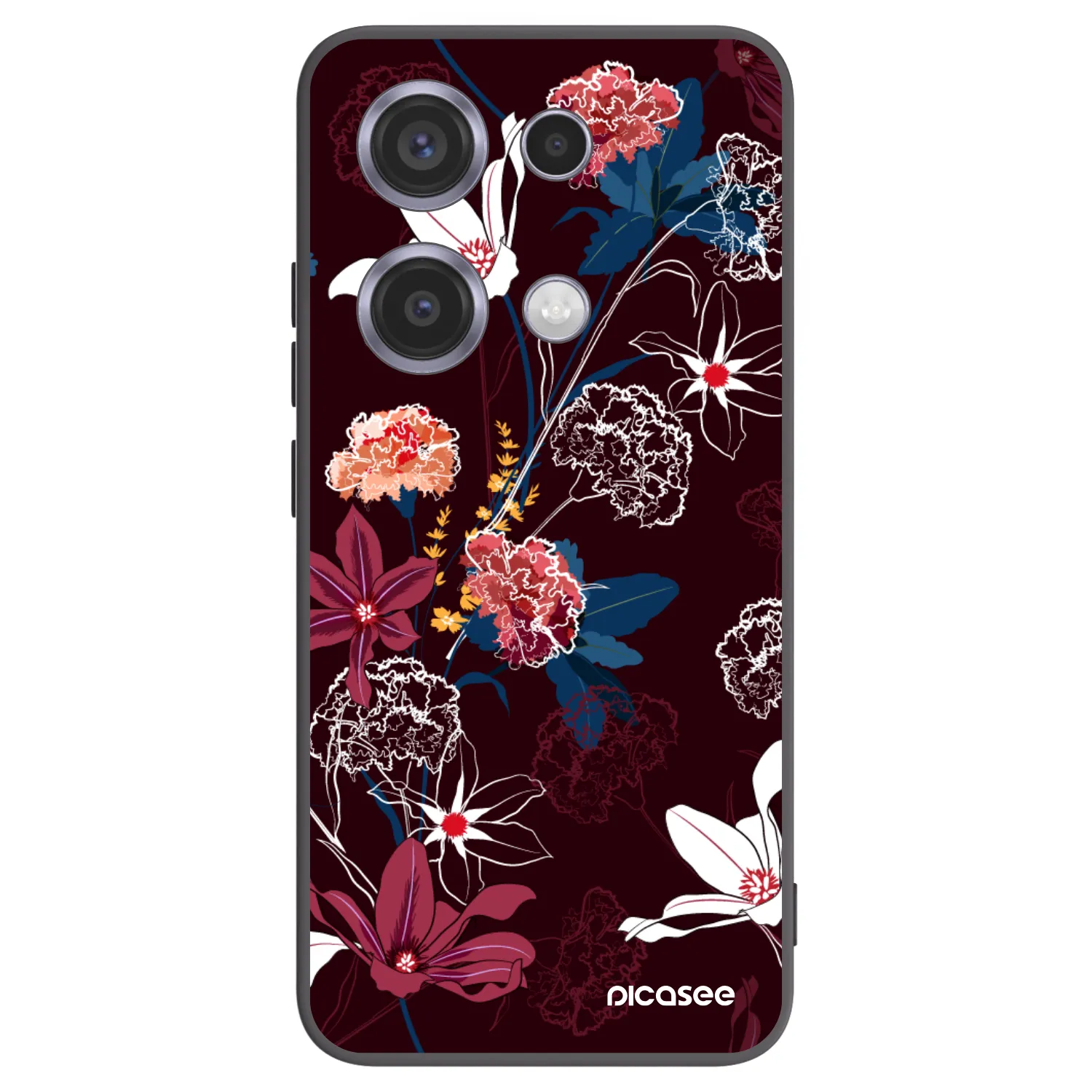 Picasee fekete szilikon tok az alábbi mobiltelefonokra Xiaomi Redmi Note 14S - Dark Meadow