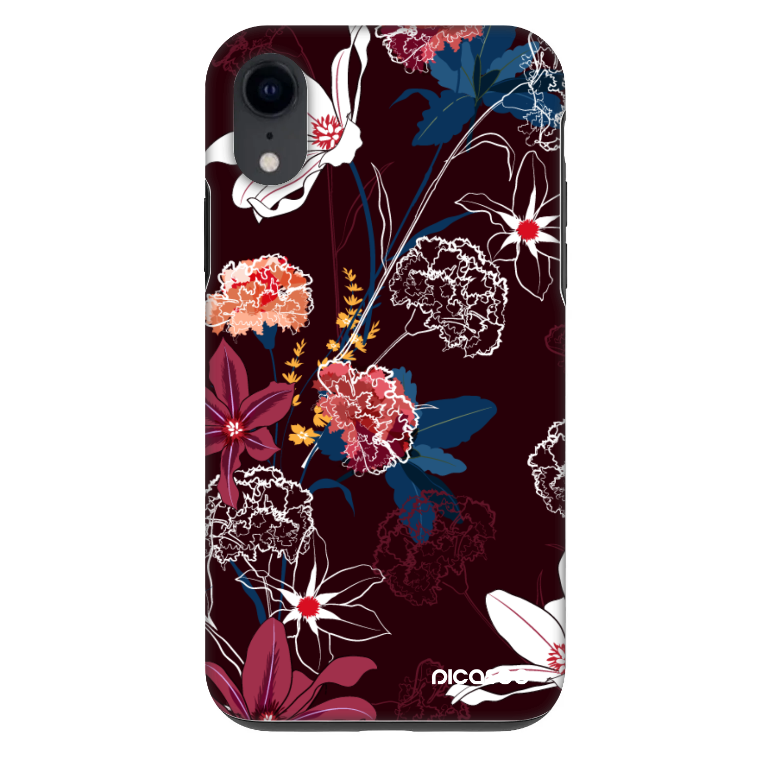 Picasee Fashion Case Apple iPhone XR - Dark Meadow