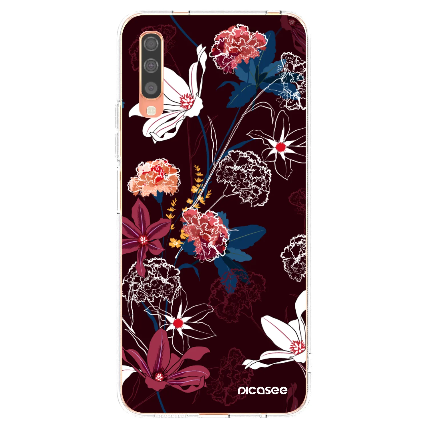 Picasee átlátszó szilikon tok az alábbi mobiltelefonokra Samsung Galaxy A70 A705F - Dark Meadow