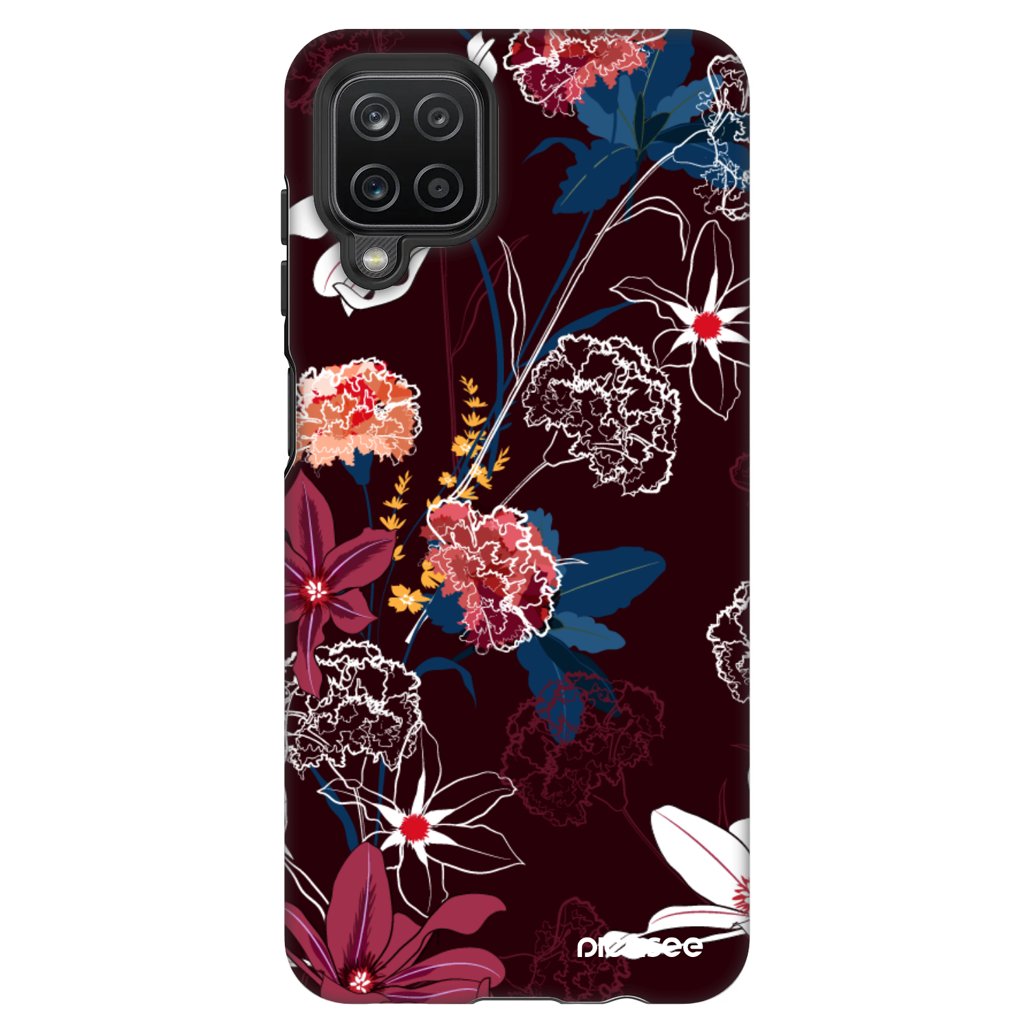 Picasee Fashion Case Samsung Galaxy A12 A125F - Dark Meadow