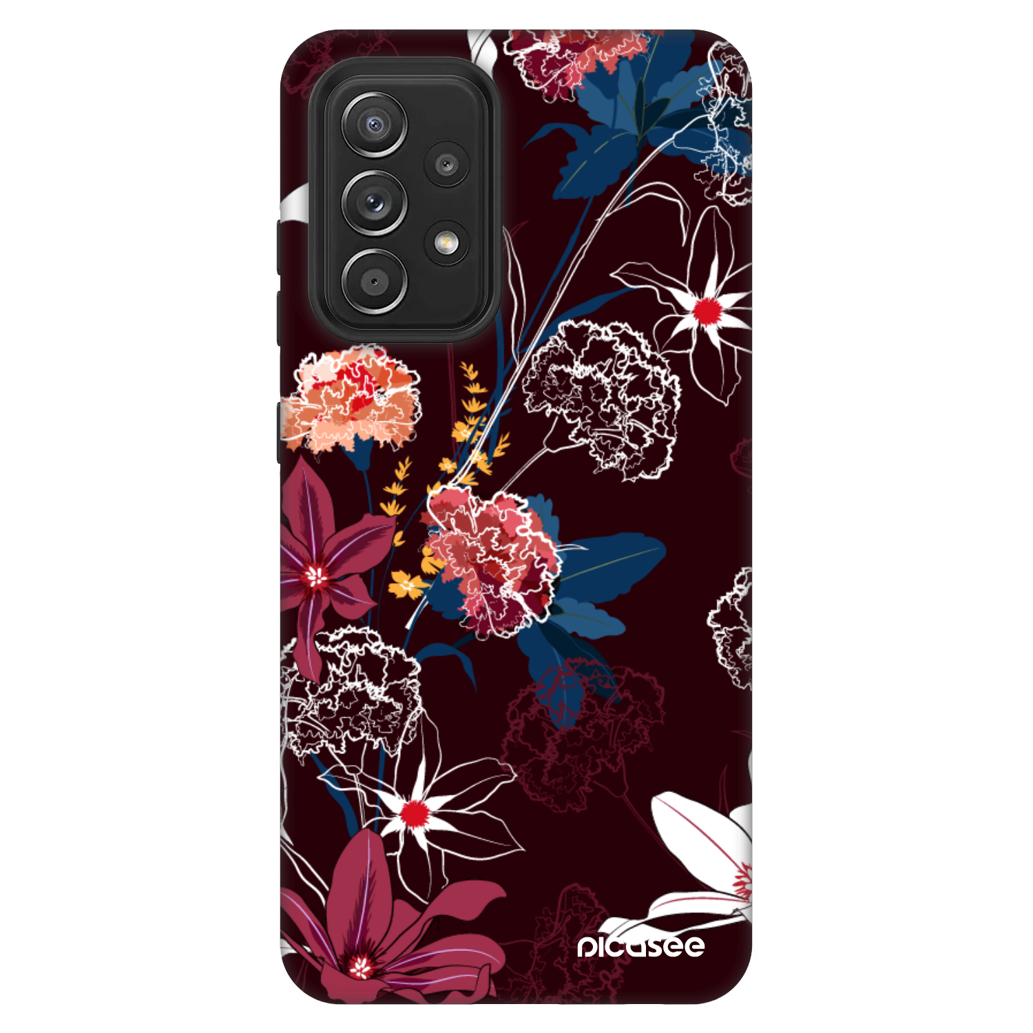 Picasee Fashion Case Samsung Galaxy A52 5G A525F - Dark Meadow