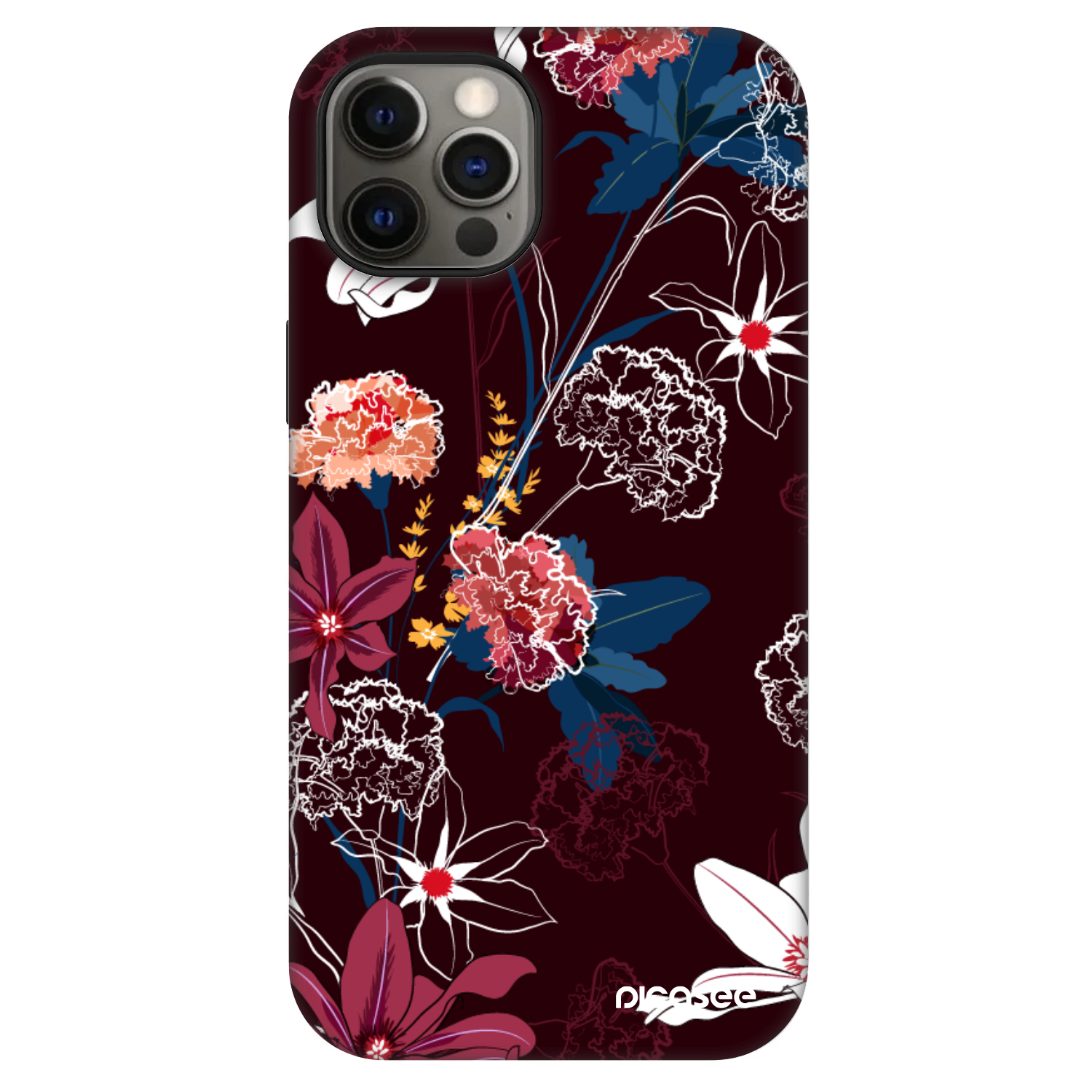 Picasee Fashion Case MagSafe Apple iPhone 12 - Dark Meadow