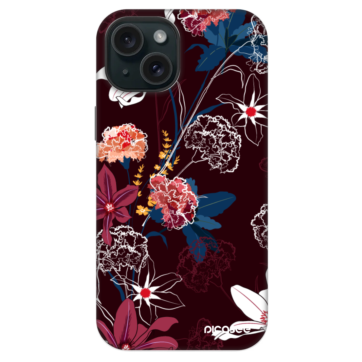 Picasee Fashion Case MagSafe Apple iPhone 14 - Dark Meadow