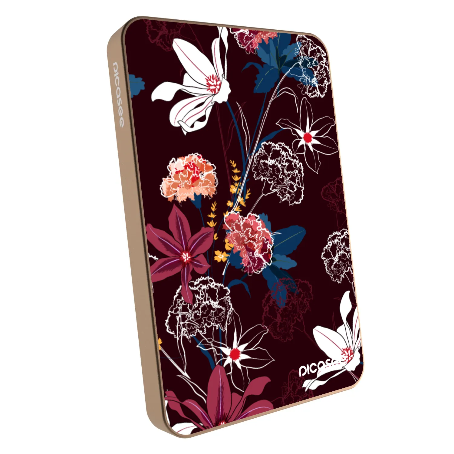 Picasee Powerbank MagSafe 5 000 mAh Aranysárga - Dark Meadow