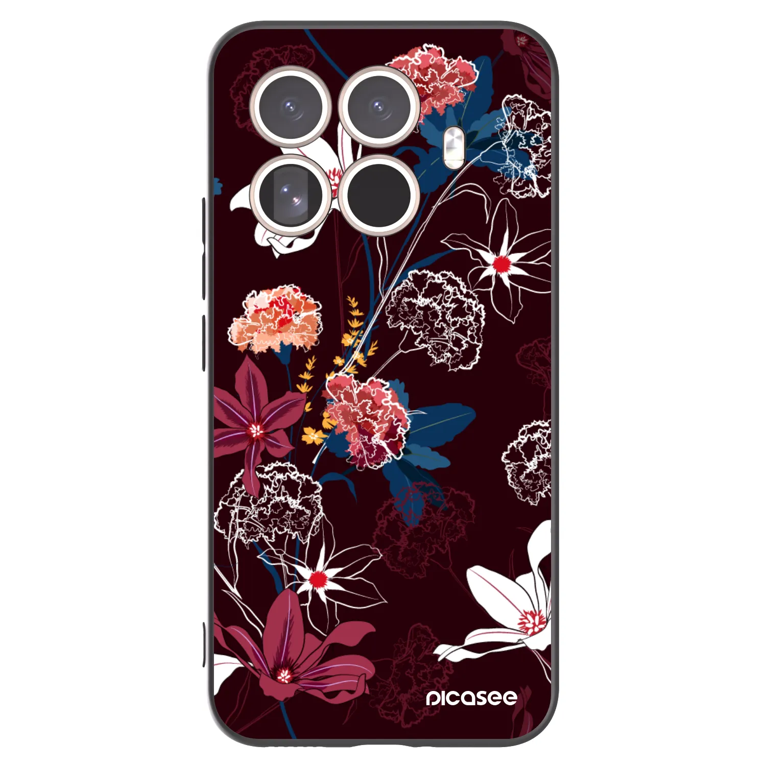 Picasee fekete szilikon tok az alábbi mobiltelefonokra Xiaomi 15T Pro - Dark Meadow