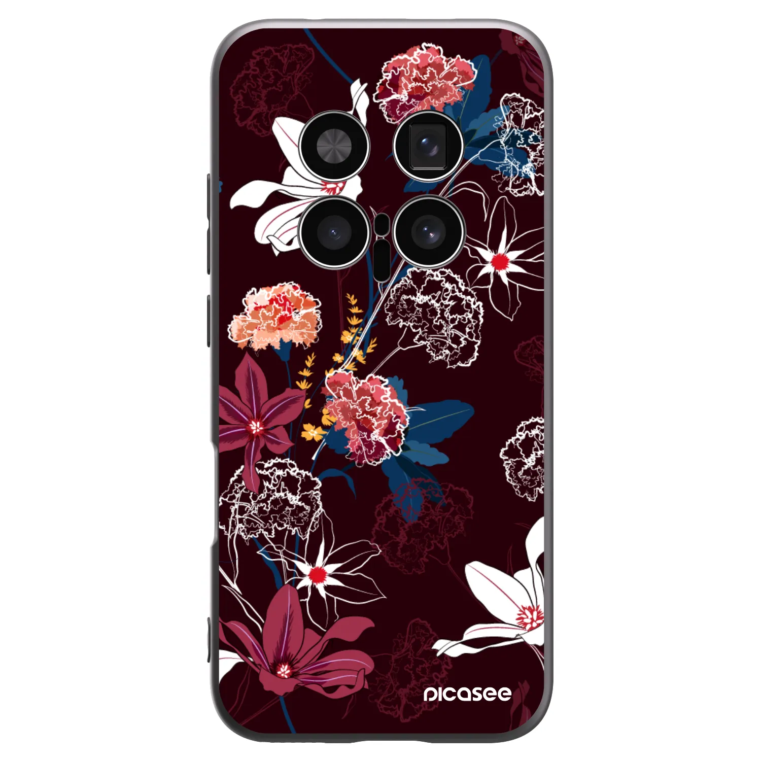 Picasee fekete szilikon tok az alábbi mobiltelefonokra Honor Magic8 Pro 5G - Dark Meadow
