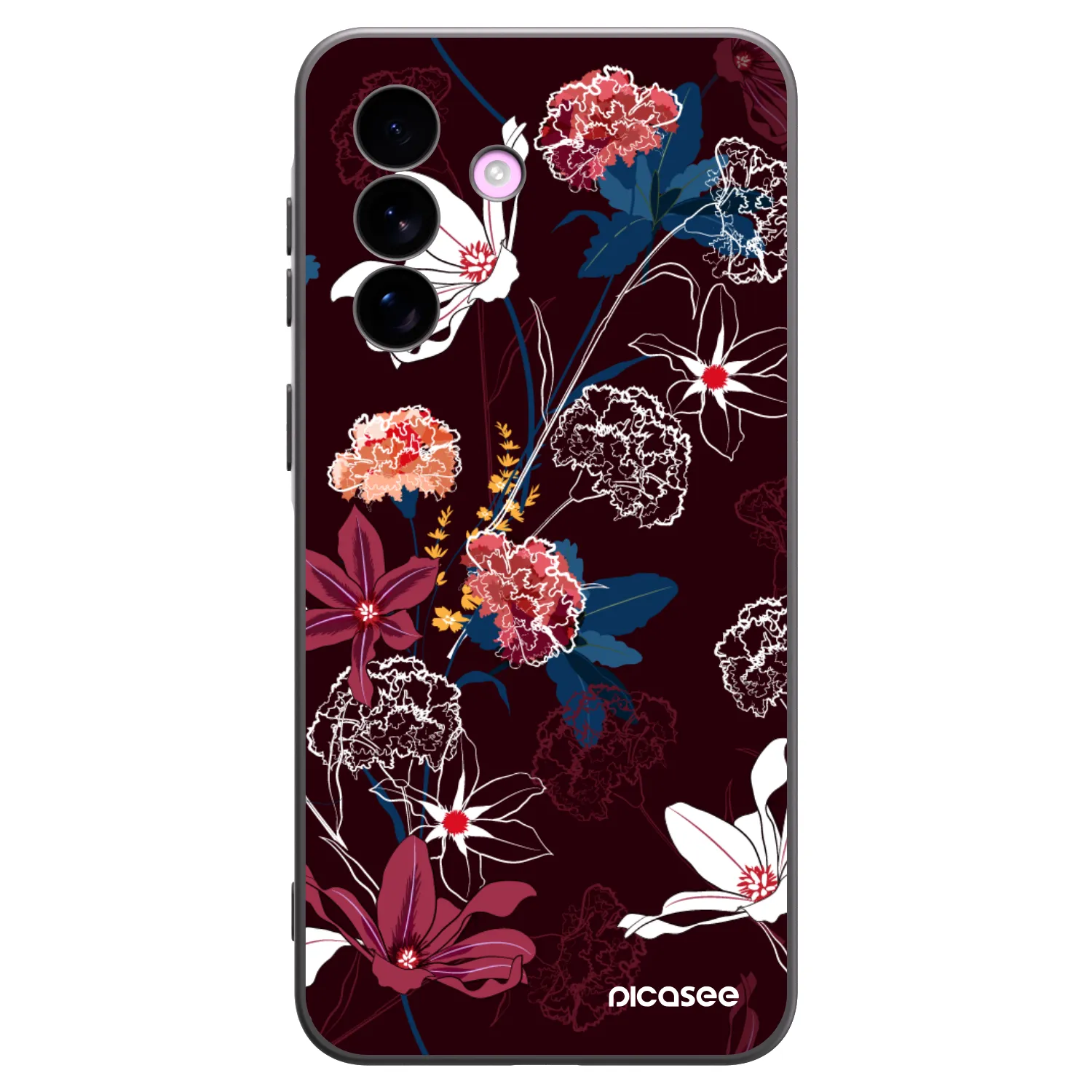 Picasee fekete szilikon tok az alábbi mobiltelefonokra Samsung Galaxy A57 5G - Dark Meadow