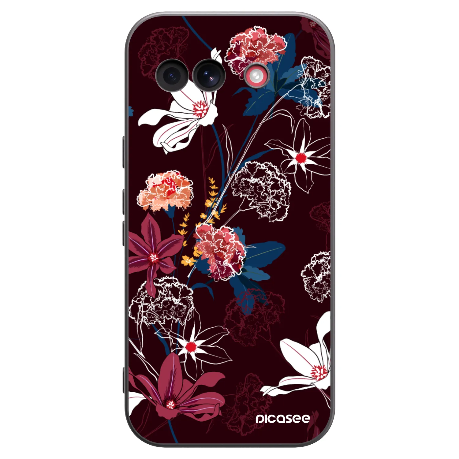 Picasee fekete szilikon tok az alábbi mobiltelefonokra Google Pixel 10a - Dark Meadow
