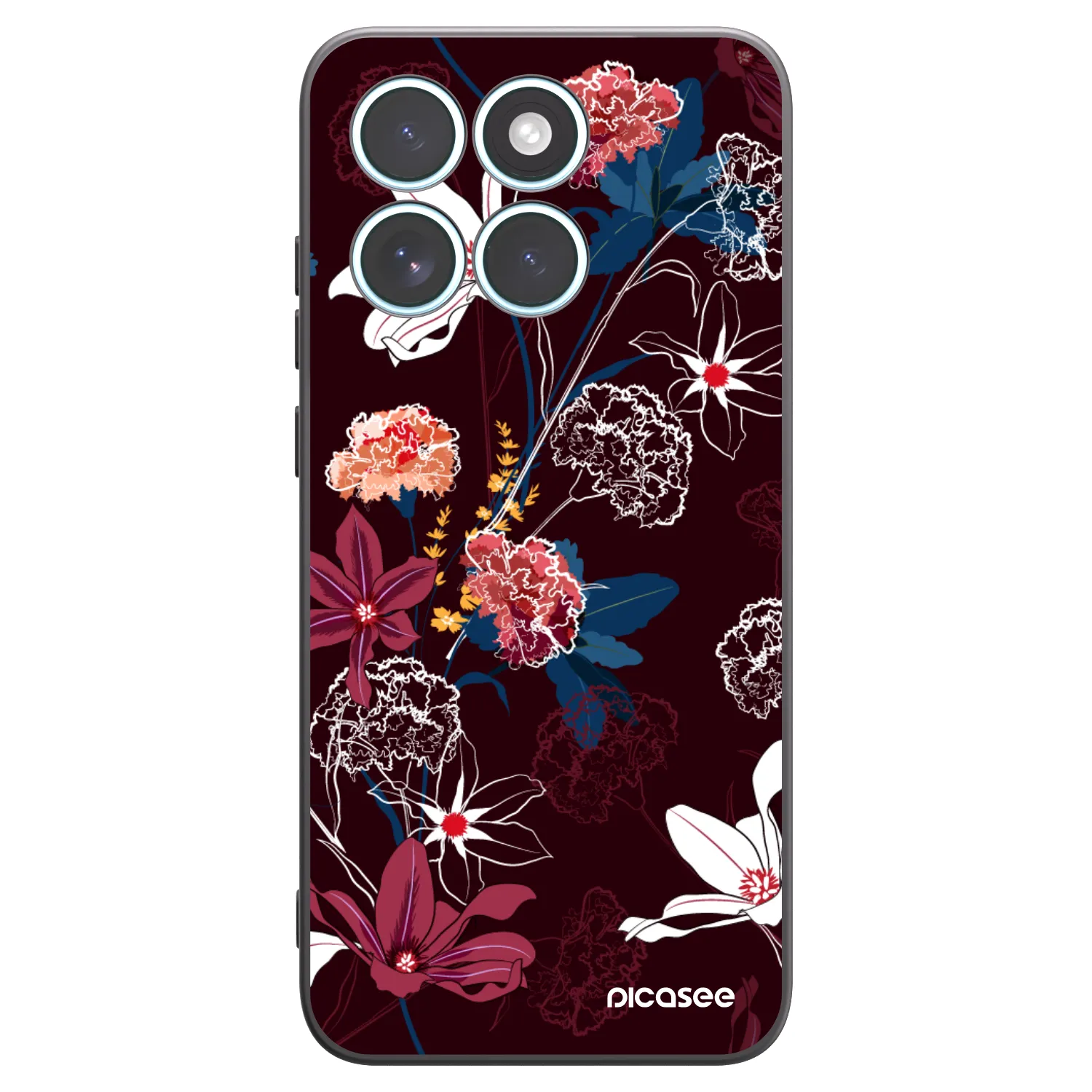Picasee fekete szilikon tok az alábbi mobiltelefonokra Motorola Edge 70 Fusion - Dark Meadow