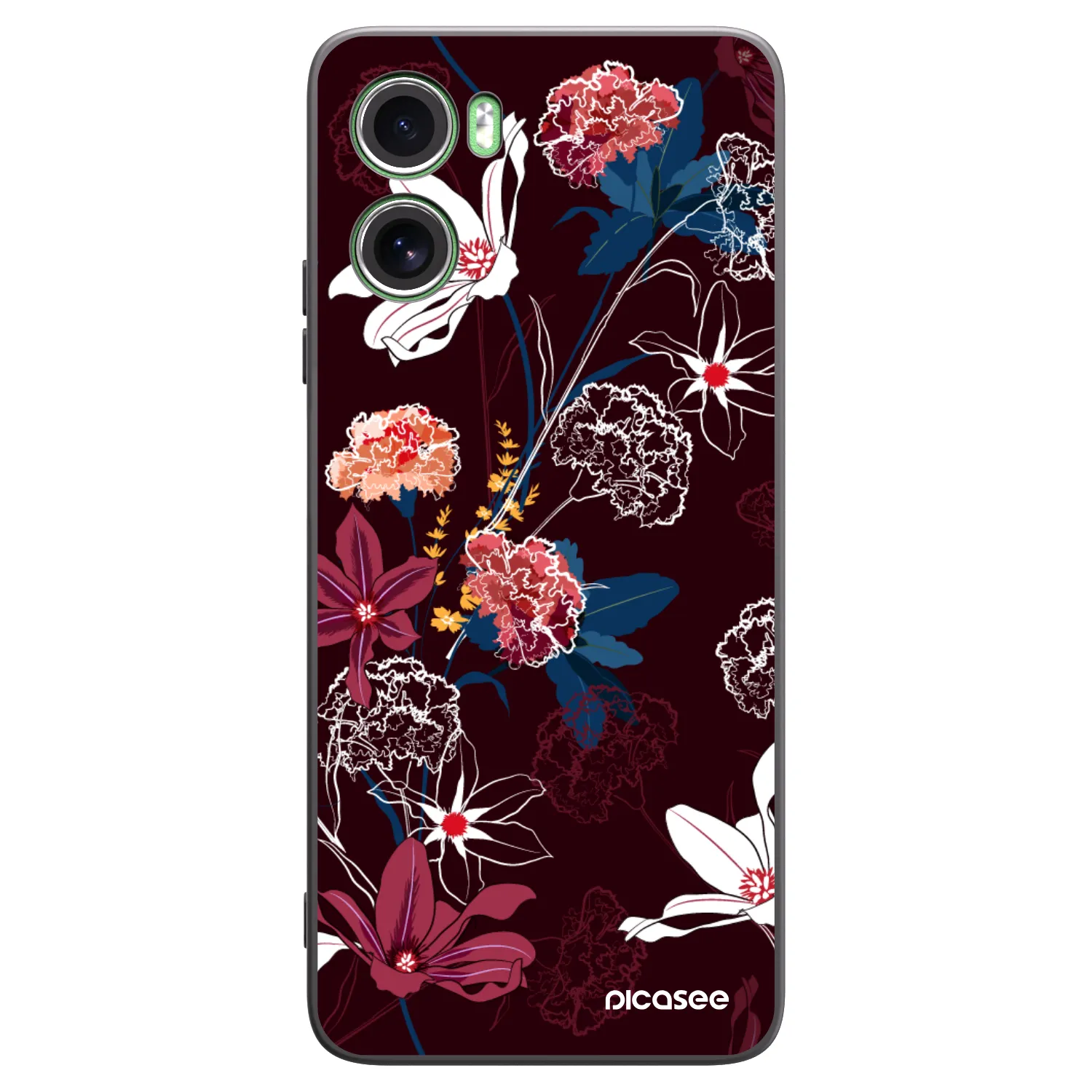 Picasee fekete szilikon tok az alábbi mobiltelefonokra Motorola Moto G06 - Dark Meadow