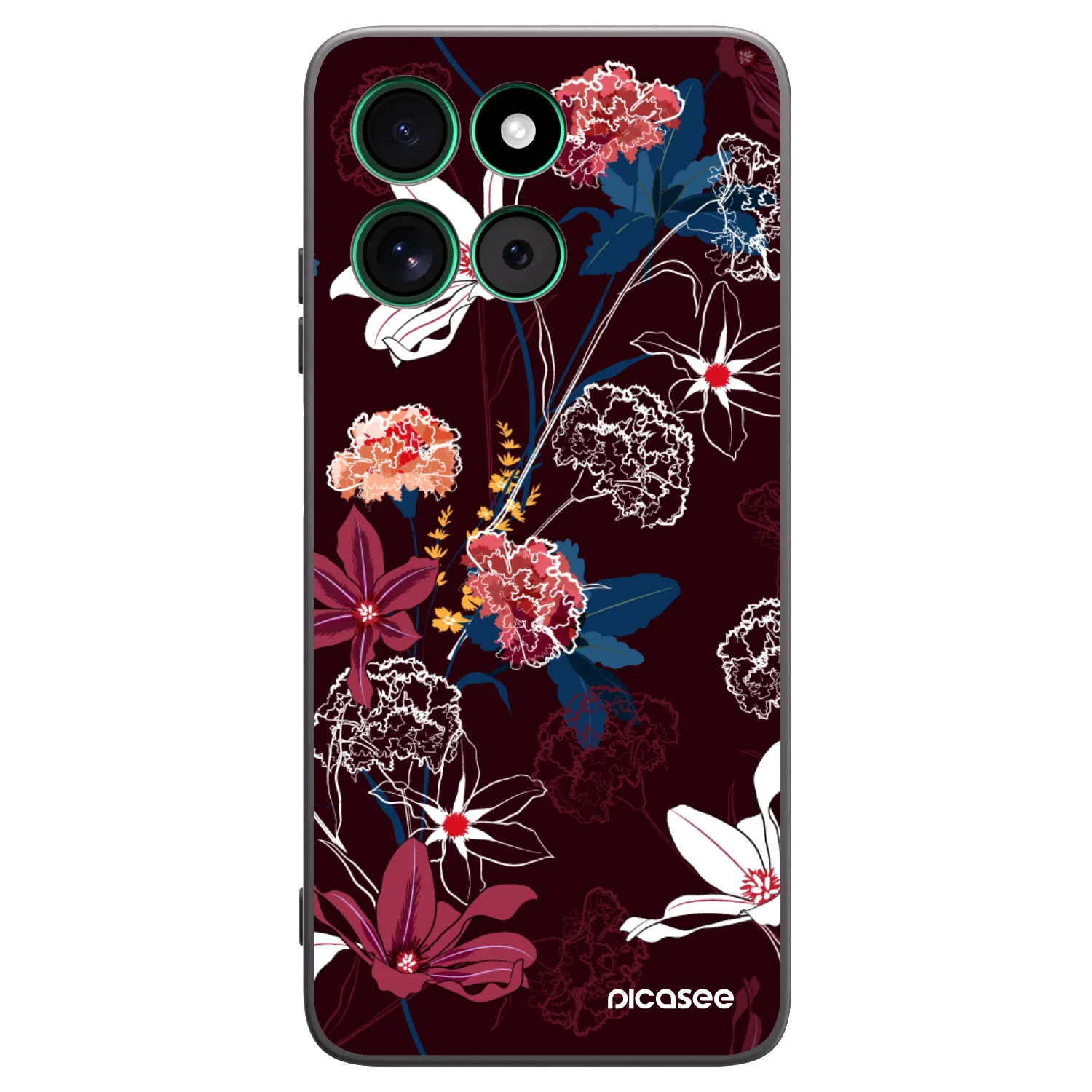 Picasee fekete szilikon tok az alábbi mobiltelefonokra Motorola Moto G57 Power - Dark Meadow