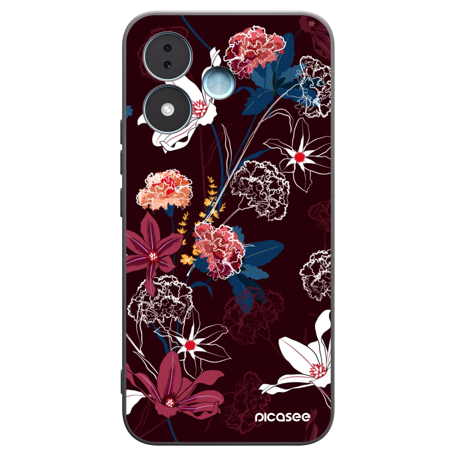 Picasee fekete szilikon tok az alábbi mobiltelefonokra Xiaomi Redmi Note 17 5G - Dark Meadow