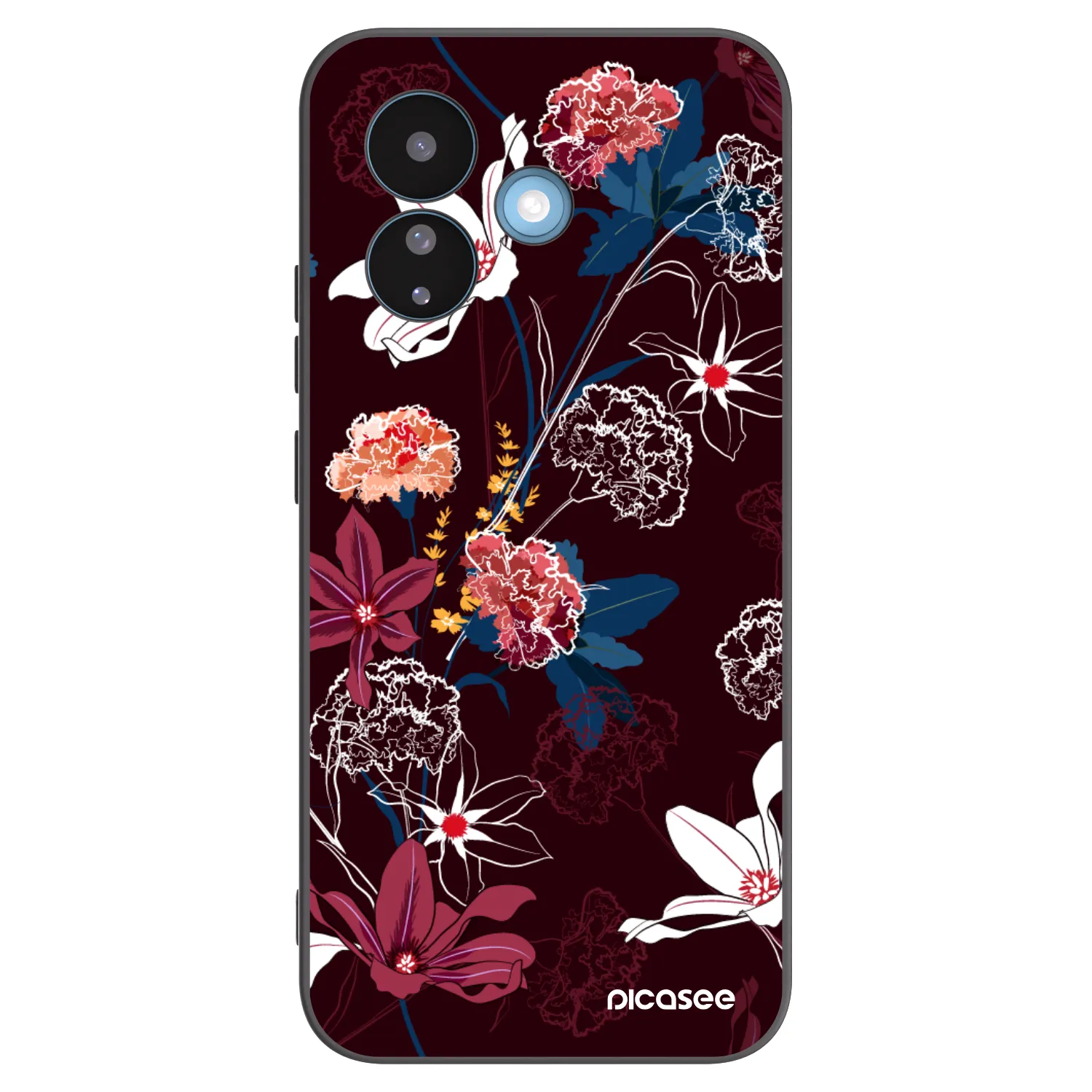 Picasee fekete szilikon tok az alábbi mobiltelefonokra Xiaomi Redmi Note 17 Pro 5G - Dark Meadow