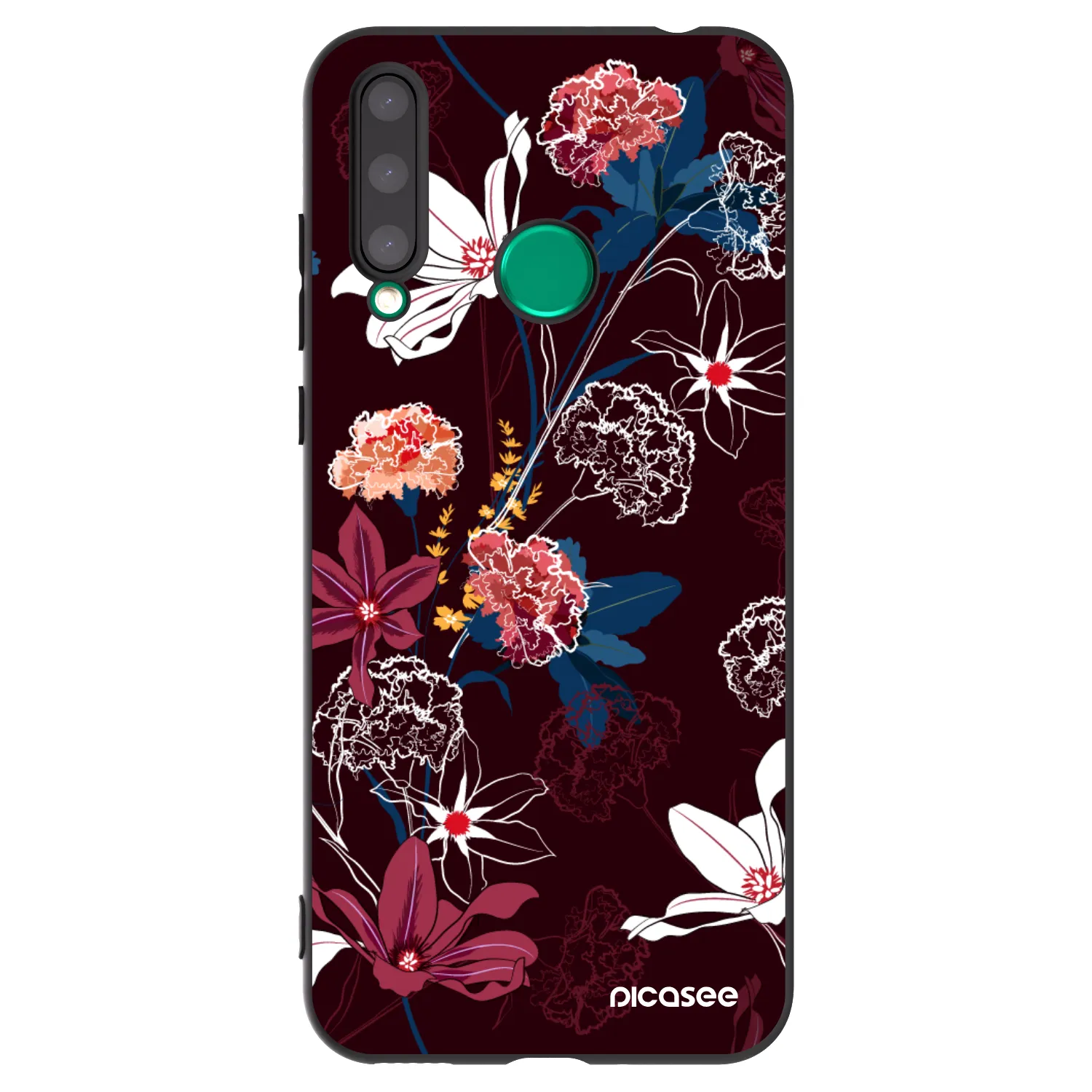 Picasee fekete szilikon tok az alábbi mobiltelefonokra Honor 20 Lite - Dark Meadow