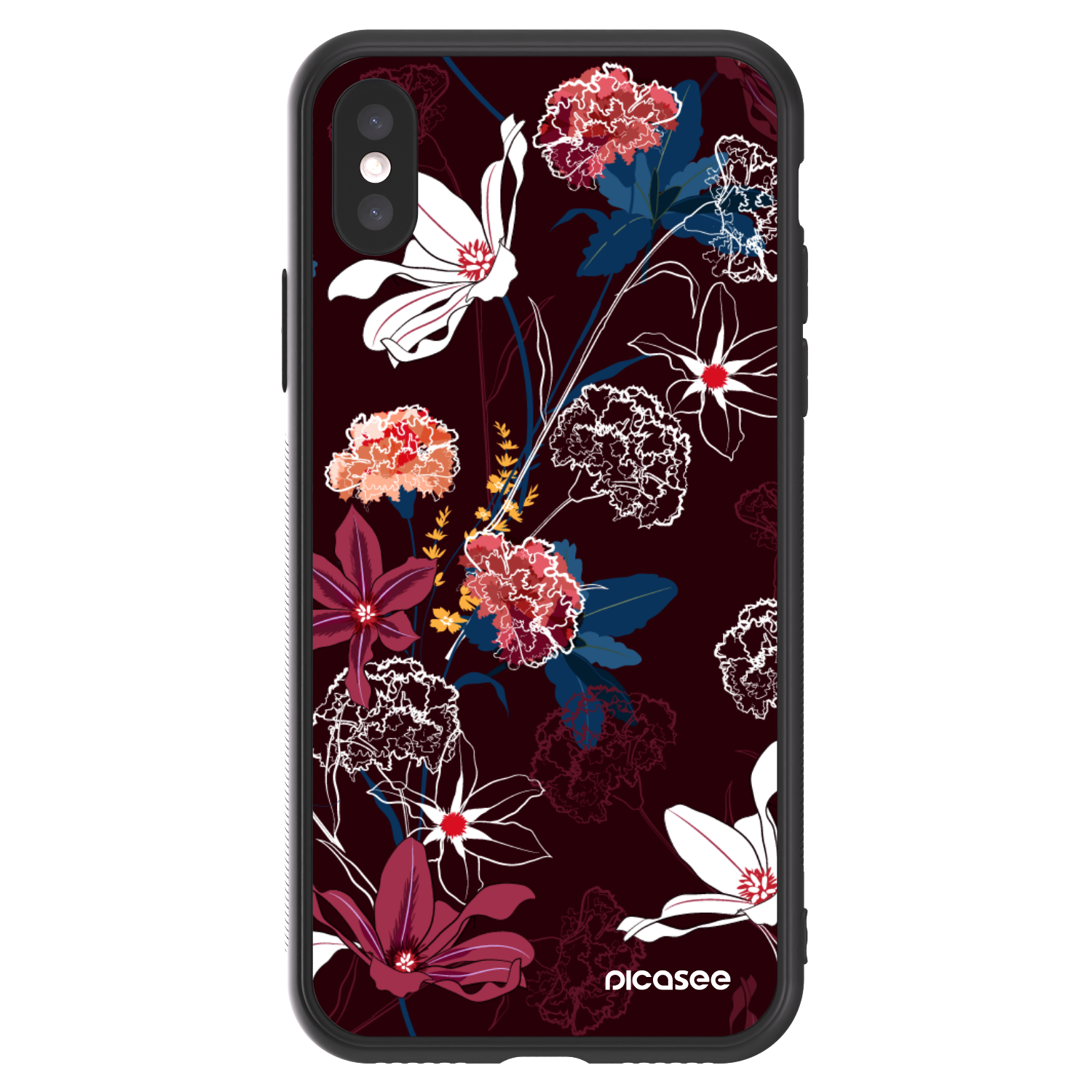 Picasee ULTIMATE CASE Apple iPhone X/XS - készülékre - Dark Meadow