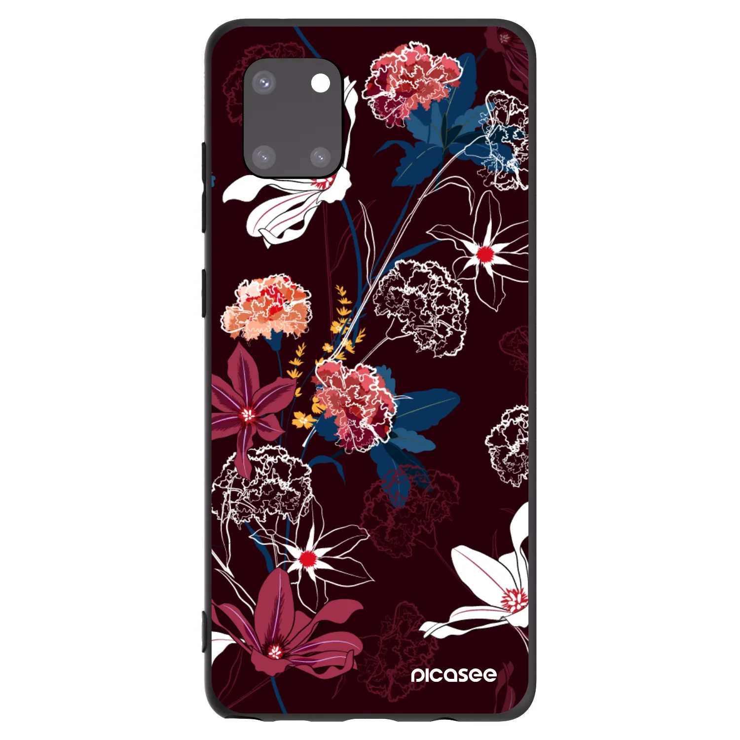 Picasee fekete szilikon tok az alábbi mobiltelefonokra Samsung Galaxy Note 10 Lite N770F - Dark Meadow
