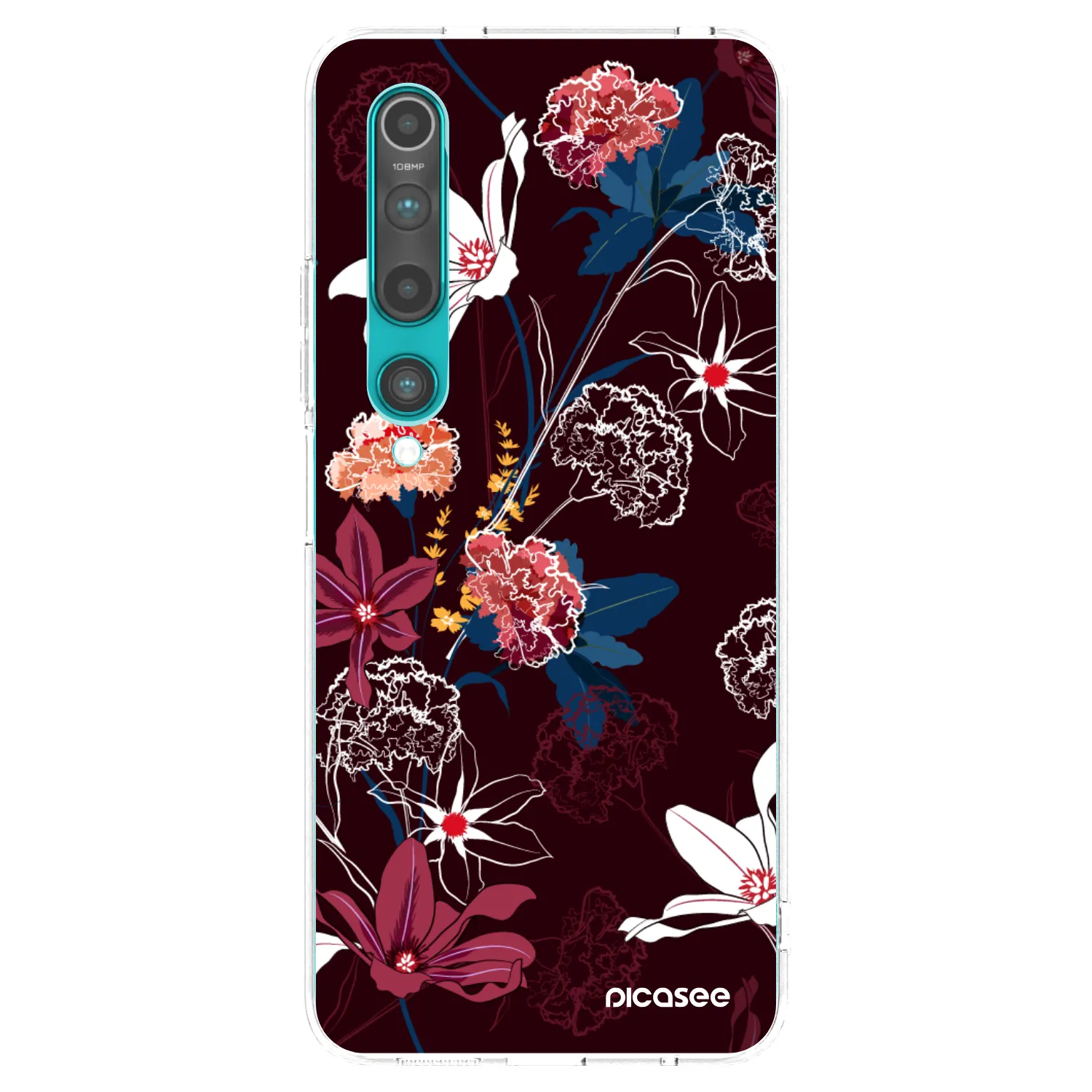 Picasee átlátszó szilikon tok az alábbi mobiltelefonokra Xiaomi Mi 10 - Dark Meadow