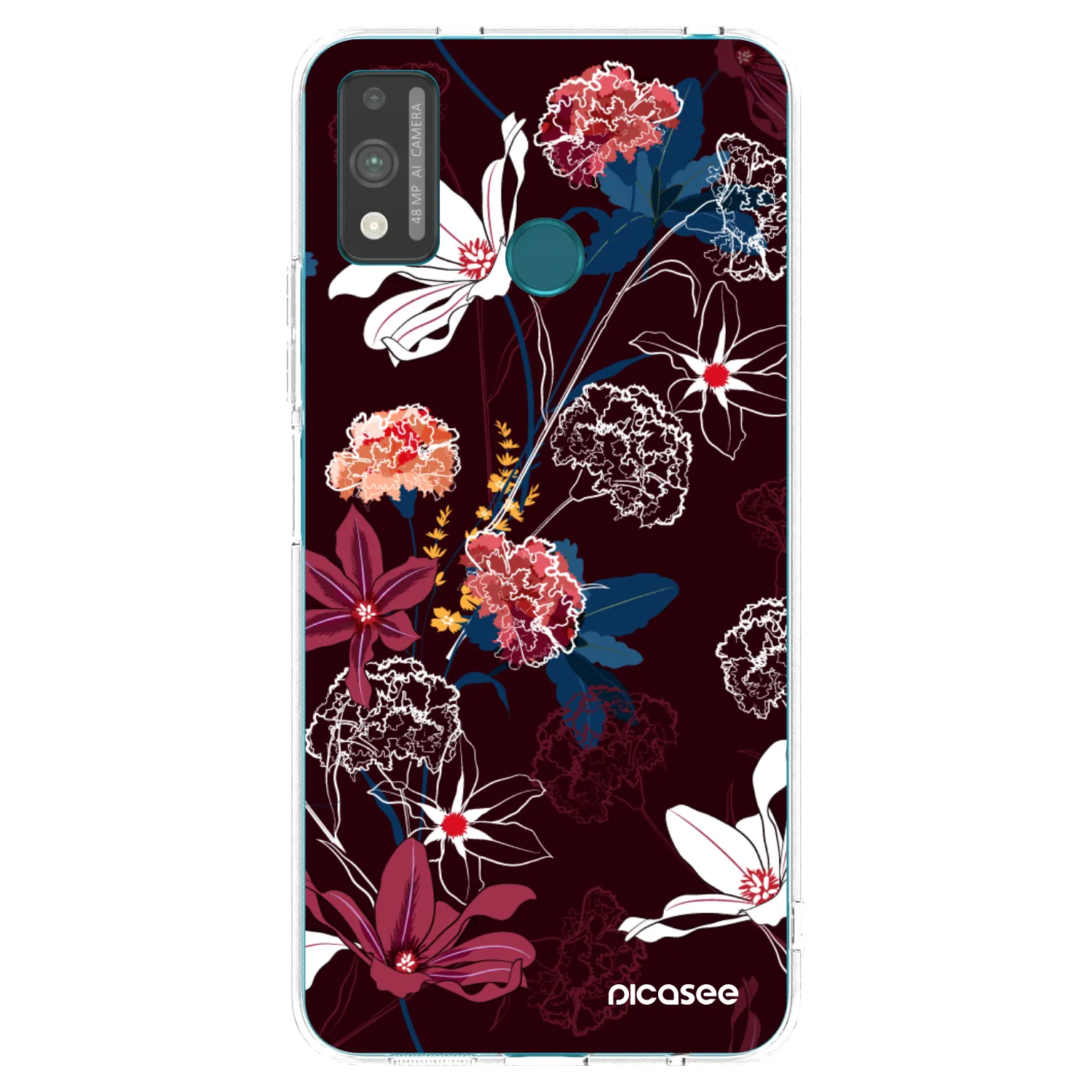Picasee átlátszó szilikon tok az alábbi mobiltelefonokra Honor 9X Lite - Dark Meadow