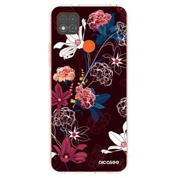 Picasee átlátszó szilikon tok az alábbi mobiltelefonokra Xiaomi Redmi 9C - Dark Meadow