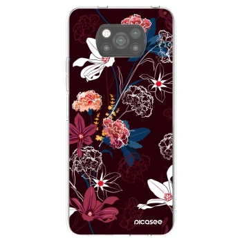 Picasee fekete szilikon tok az alábbi mobiltelefonokra Xiaomi Poco X3 - Dark Meadow