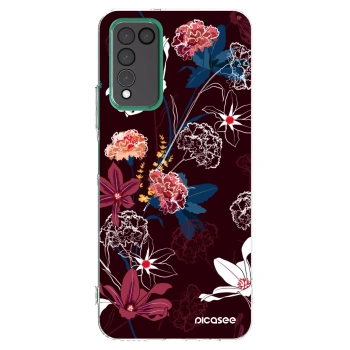 Picasee átlátszó szilikon tok az alábbi mobiltelefonokra Honor 10X Lite - Dark Meadow