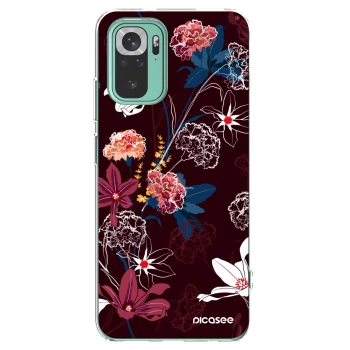 Picasee átlátszó szilikon tok az alábbi mobiltelefonokra Xiaomi Redmi Note 10 Pro - Dark Meadow