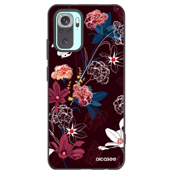 Picasee fekete szilikon tok az alábbi mobiltelefonokra Xiaomi Redmi Note 10 Pro - Dark Meadow