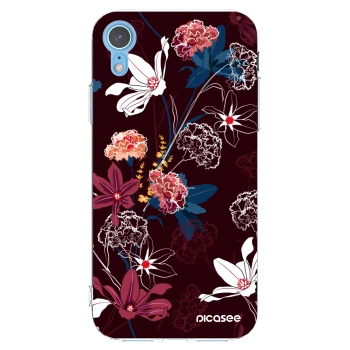 Picasee átlátszó szilikon tok az alábbi mobiltelefonokra Apple iPhone XR - Dark Meadow