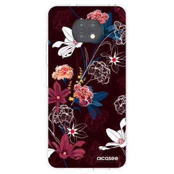 Picasee átlátszó szilikon tok az alábbi mobiltelefonokra Xiaomi Redmi Note 9T - Dark Meadow