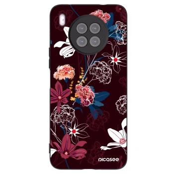 Picasee fekete szilikon tok az alábbi mobiltelefonokra Huawei Nova 8i - Dark Meadow