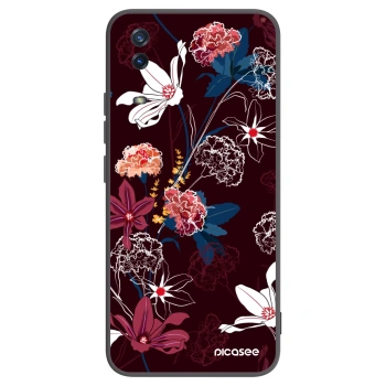 Picasee fekete szilikon tok az alábbi mobiltelefonokra Vivo Y11s - Dark Meadow