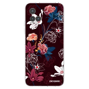 Picasee átlátszó szilikon tok az alábbi mobiltelefonokra Vivo Y33s - Dark Meadow