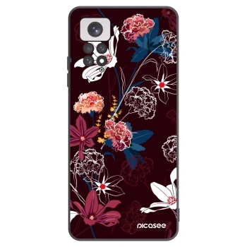 Picasee fekete szilikon tok az alábbi mobiltelefonokra Xiaomi Redmi Note 11 - Dark Meadow